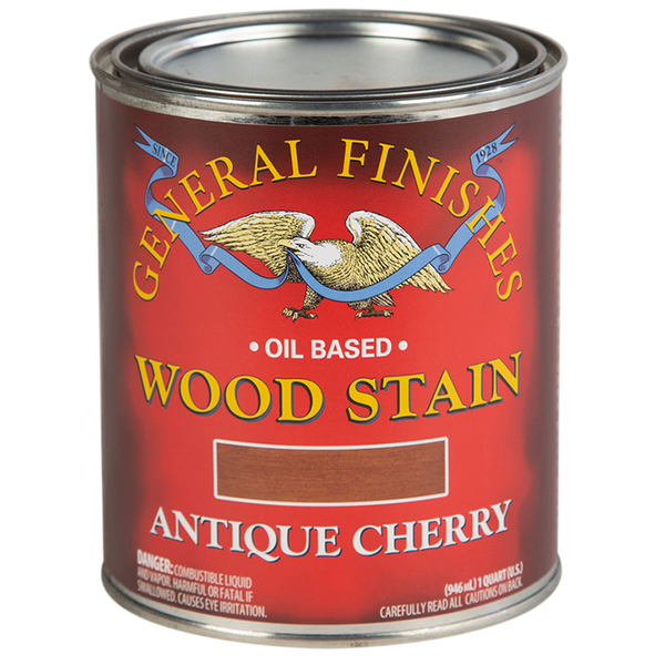 General Finishes 1 Qt Antique Cherry Wood Stain Oil-Based Penetrating Stain ACQT
